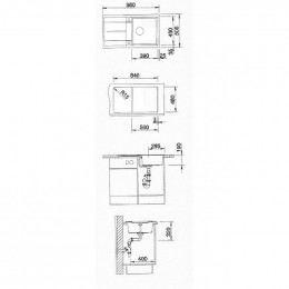 Мойка Blanco Metra 5 S 518871, темная скала