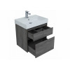 Aquanet Тумба с раковиной Nova Lite 60 2 ящика, дуб рошелье