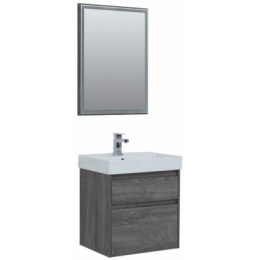 Aquanet Тумба с раковиной Nova Lite 60 2 ящика, дуб рошелье