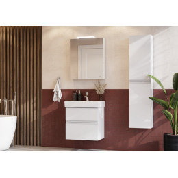 Зеркальный шкаф Roca Oleta 60см, 857646806 белый, с подсветкой