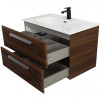 BelBagno Мебель для ванной Eco Cer-N 80 CZR-8095-80 орех шоколад софт ручки серые