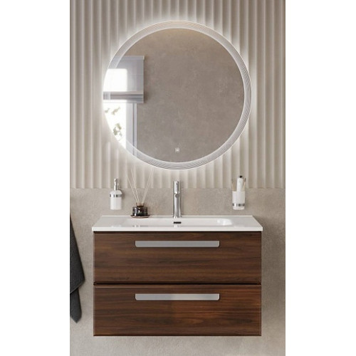 BelBagno Мебель для ванной Eco Cer-N 80 CZR-8095-80 орех шоколад софт ручки серые