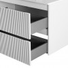 BelBagno Тумба с раковиной Uno 100 подвесная Bianco Opaco с раковиной BB-8099-100