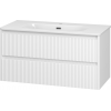 Brevita Тумба с раковиной Riva 100 подвесная белая