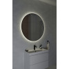 Зеркало ECLIPSE smart 100x100 в черной рамке
