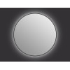 Зеркало ECLIPSE smart 100x100 в черной рамке
