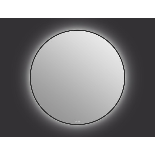 Зеркало ECLIPSE smart 100x100 в черной рамке