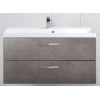 BelBagno Тумба с раковиной AURORA 1000 Pietra Grigio, ручки хром