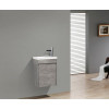 BelBagno Тумба с раковиной PIETRA MINI 400 R Stucco Cemento