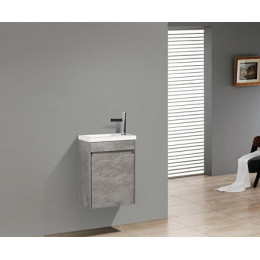 BelBagno Тумба с раковиной PIETRA MINI 400 R Stucco Cemento