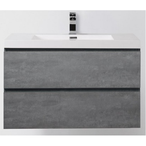 BelBagno Тумба с раковиной LUCE 900 Stucco Cemento