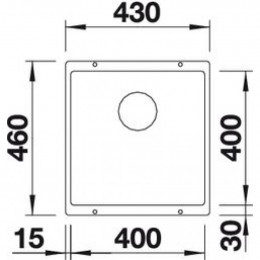 Мойка кухонная Blanco Rotan 400-U 521334 белый