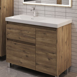 Aquanet Мебель для ванной Nova Lite 2.0 100 L дуб рустикальный