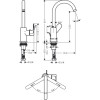 Смеситель для раковины Hansgrohe Rebris S 72536670 черный матовый