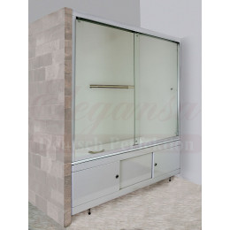 Elegansa Шторка для ванны "VORHANG" TR (3100) прозрачное стекло