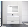 BelBagno Тумба с раковиной AURORA 900 Bianco Opaco, ручки хром