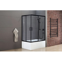 Royal Bath Душевой уголок RB 8120BP-T-BL 120х80х200 R