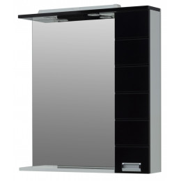Зеркало-шкаф Aquanet Сити 85 00170560 белый / черный