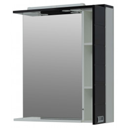 Зеркало-шкаф Aquanet Сити 85 00170560 белый / черный