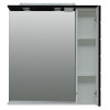 Зеркало-шкаф Aquanet Сити 85 00170560 белый / черный