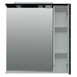 Зеркало-шкаф Aquanet Сити 85 00170560 белый / черный