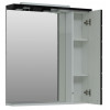 Зеркало-шкаф Aquanet Сити 85 00170560 белый / черный