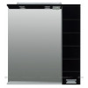 Зеркало-шкаф Aquanet Сити 85 00170560 белый / черный