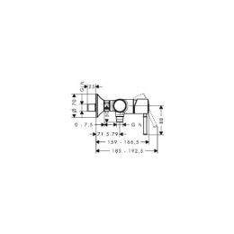 Смеситель для душа Hansgrohe Talis Classic 14161000