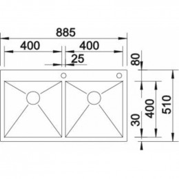 Кухонная мойка Blanco Zerox 400/400-IF/A