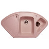 Мойка кухонная GranFest Corner GF-C1040E розовый