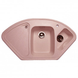 Мойка кухонная GranFest Corner GF-C1040E розовый
