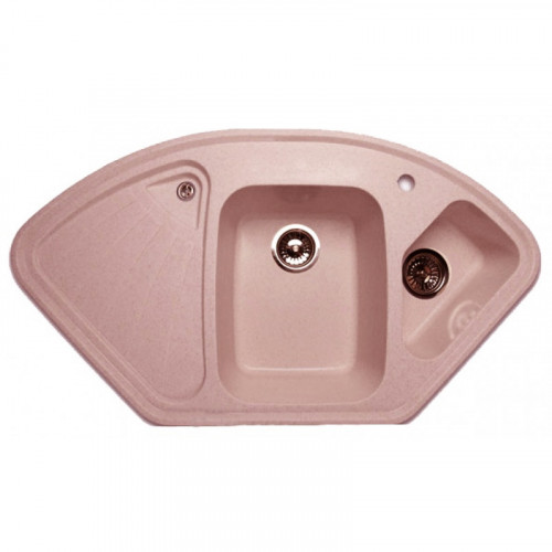 Мойка кухонная GranFest Corner GF-C1040E розовый