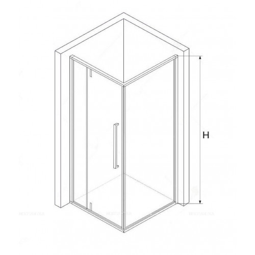 Душевой уголок RGW SV-34 06323499-11 90x90 см квадратный стекло прозрачное хром