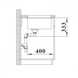 Мойка кухонная Blanco Rotan 700-U 521345 алюметаллик