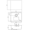 Мойка для кухни Iddis Edifice EDI54S0i77, 54 х 44 см, нержавеющая сталь