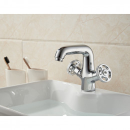 Смеситель для раковины Ledeme L1089 хром