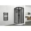 Royal Bath Душевая кабина FATO RB 90HK-TG-BL 90x90 стекло прозрачное профиль черный матовый
