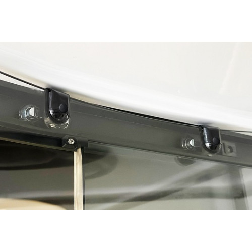 Royal Bath Душевая кабина FATO RB 90HK-TG-BL 90x90 стекло прозрачное профиль черный матовый