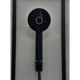 Royal Bath Душевая кабина FATO RB 90HK-TG-BL 90x90 стекло прозрачное профиль черный матовый