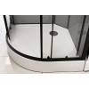 Royal Bath Душевая кабина FATO RB 90HK-TG-BL 90x90 стекло прозрачное профиль черный матовый