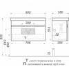 Aqwella Мебель для ванной Smart 80 дуб балтийский