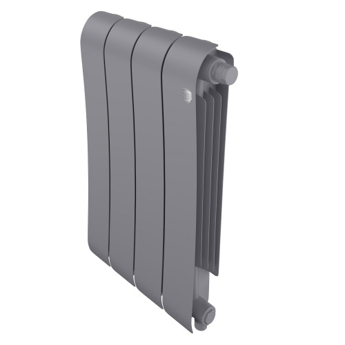 Радиатор биметаллический Royal Thermo Infinity 500 Silver Satin VR80 4 секции, нижнее подключение