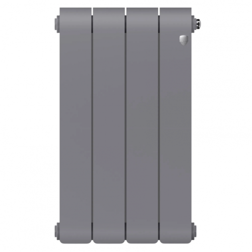 Радиатор биметаллический Royal Thermo Infinity 500 Silver Satin VR80 4 секции, нижнее подключение