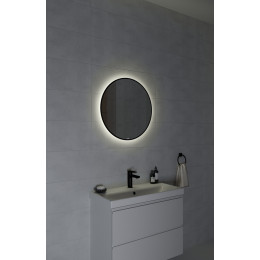 Зеркало ECLIPSE smart 60x60 в черной рамке