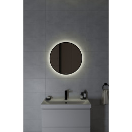 Зеркало ECLIPSE smart 60x60 в черной рамке