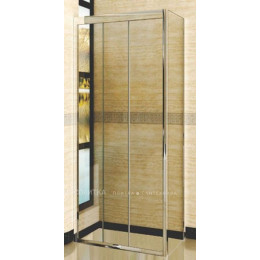 Душевой уголок RGW Classic CL-40 (860-910)х800 профиль хром, стекло чистое