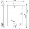 Good Door Поддон для душа Олимпик 110x70