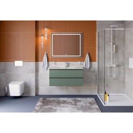 BelBagno Тумба с раковиной Kraft 100 подвесная Еловый матовый с раковиной BB1000ETL
