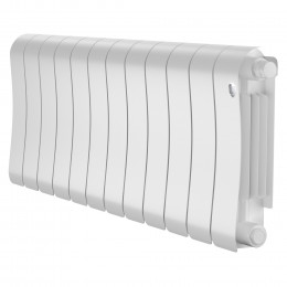 Радиатор биметаллический Royal Thermo Infinity 300 Bianco Traffico VR80 12 секций, нижнее подключение