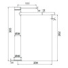 Смеситель для раковины Frap F1067-2 хром